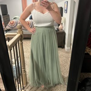 NWT Revelry Skylar Tulle Petite Maxi (41 in) Skirt